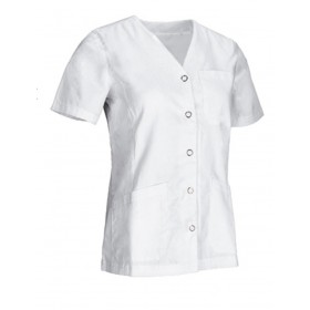 Blouse Femmes Pressions Manches Courtes