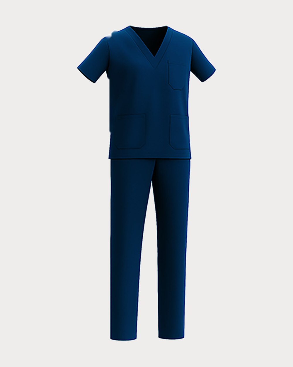 Ensemble tunique et pantalon Mixte, coloris bleu marine orion
