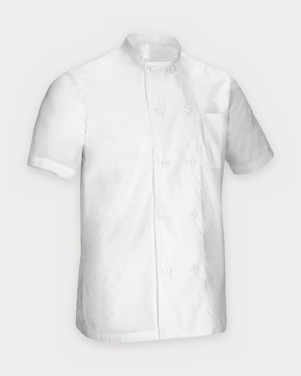 Veste de chef manches courtes Pigalle, coloris blanc