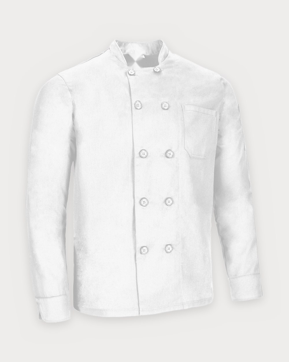 Veste de chef manches longues Bastille, coloris blanc