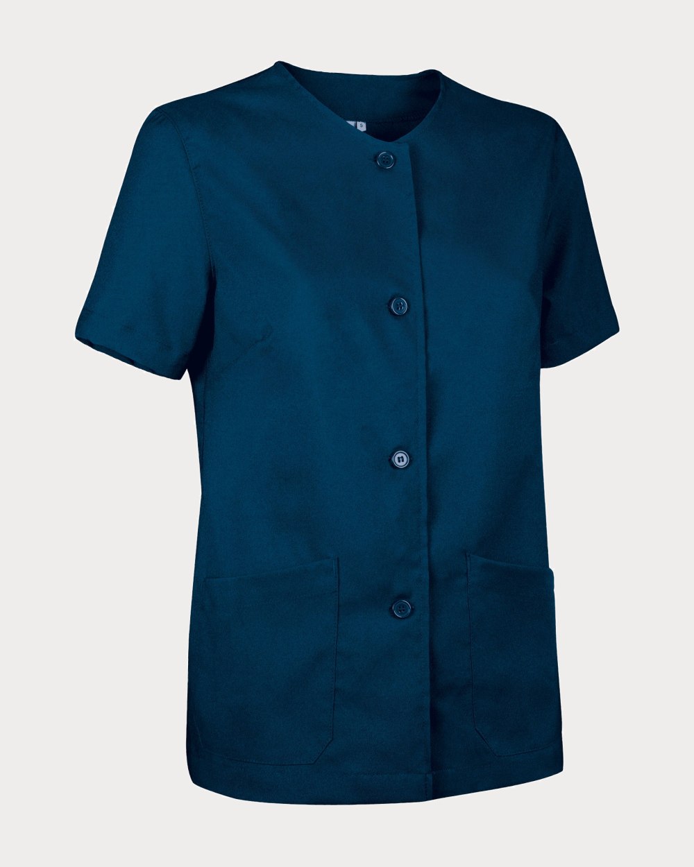 Blouse boutonnée Lucie, coloris bleu marine orion