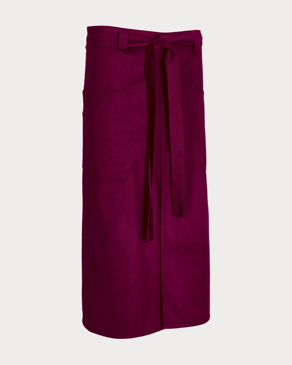 Tablier de taille Saint-Germain, coloris bordeaux acajou