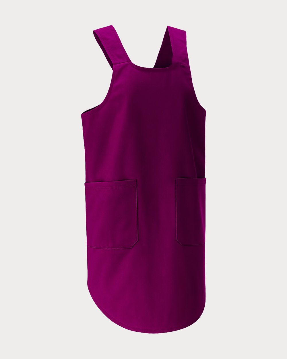 Tablier à bavette Mouffetard, coloris bordeaux acajou